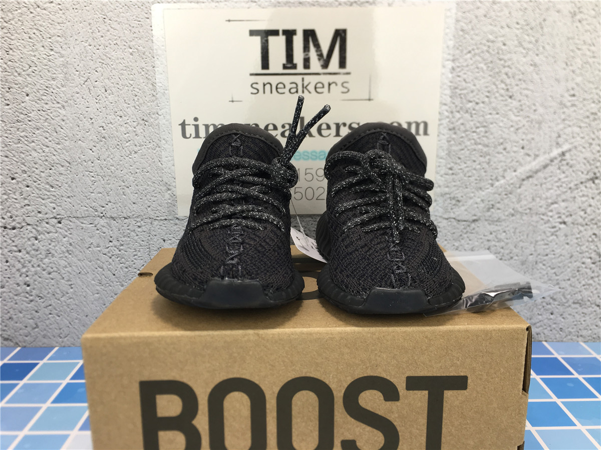 Free Shipping Yeezy Boost 350 V2 Black Non Reflective Infant